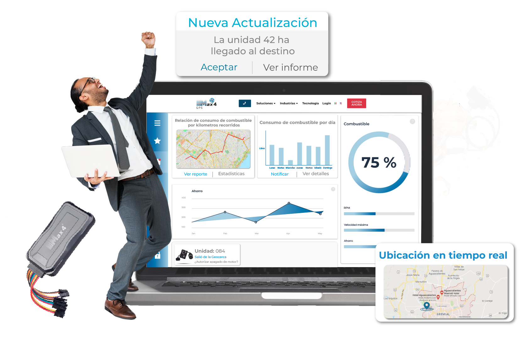 Licencia de plataforma gps